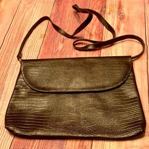 Vintage Brown leather shoulder bag by Amelia Berko